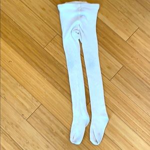 Girls Polarn Knit Tights with Lovely Pattern